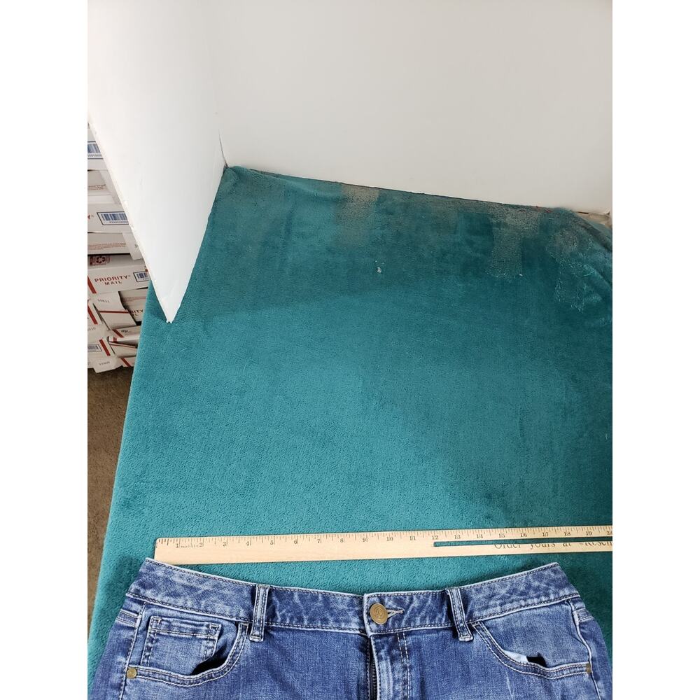 Lane Bryant Jeans Size 16 Womens Blue Denim Stretch Pants Mid Rise Bootcut Flare - Picture 8 of 11